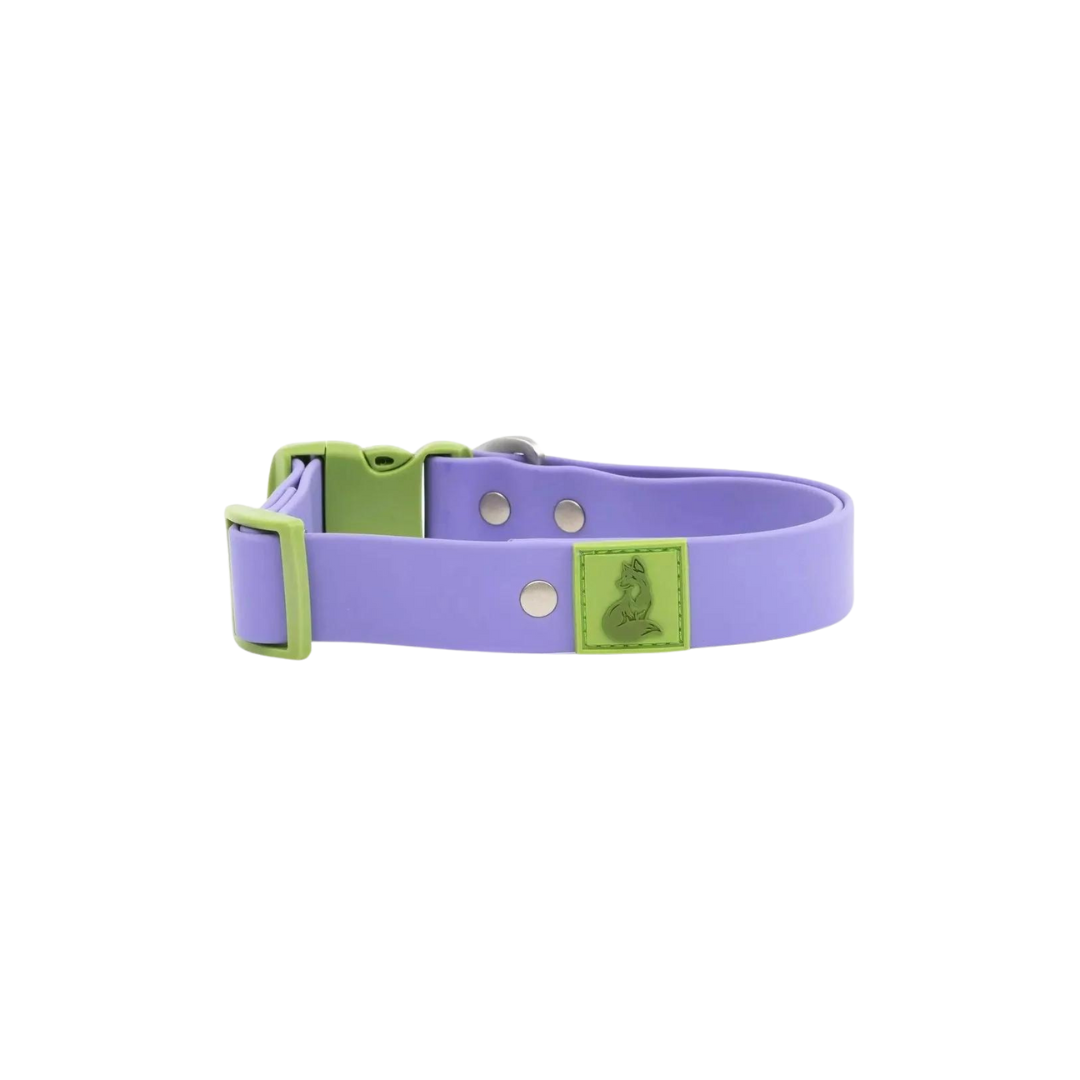 Lavender Garden Waterproof Dog Collar
