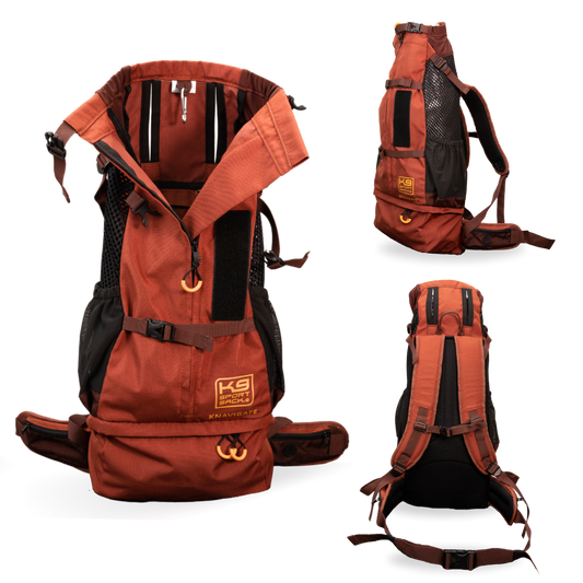 K9 Sport Sack | Knavigate – Ergonomic Dog Carrier Backpack (Dune)