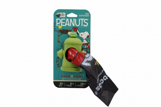 Peanuts Waste Bags Dispenser: Eco-Friendly Pet Care with Snoopy Fun