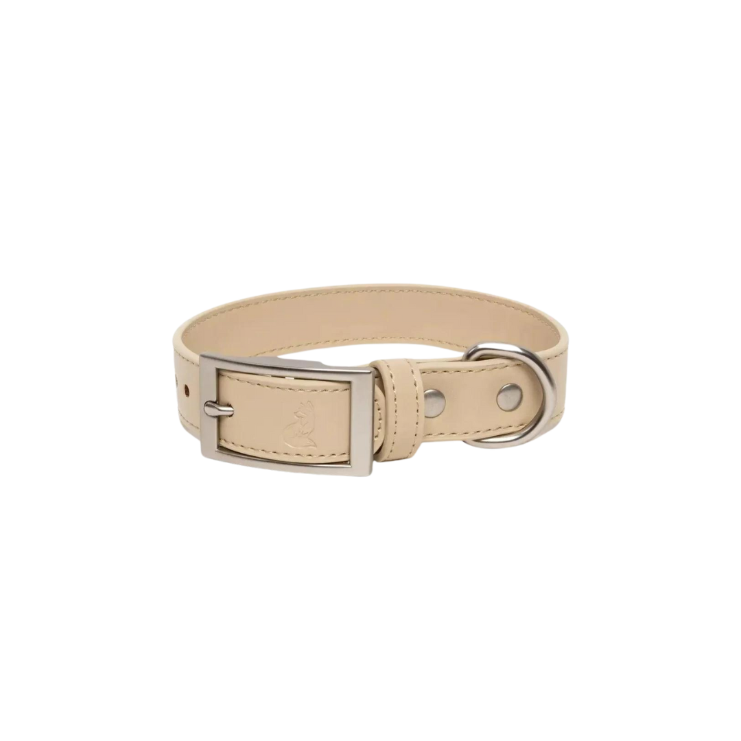 Champagne Fizz Vegan Leather Dog Collar