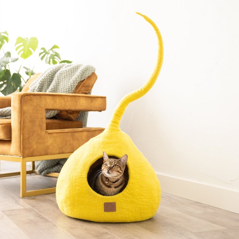 Modern Cat Tail Cave-Fuzzy Cove-Neema's Pets