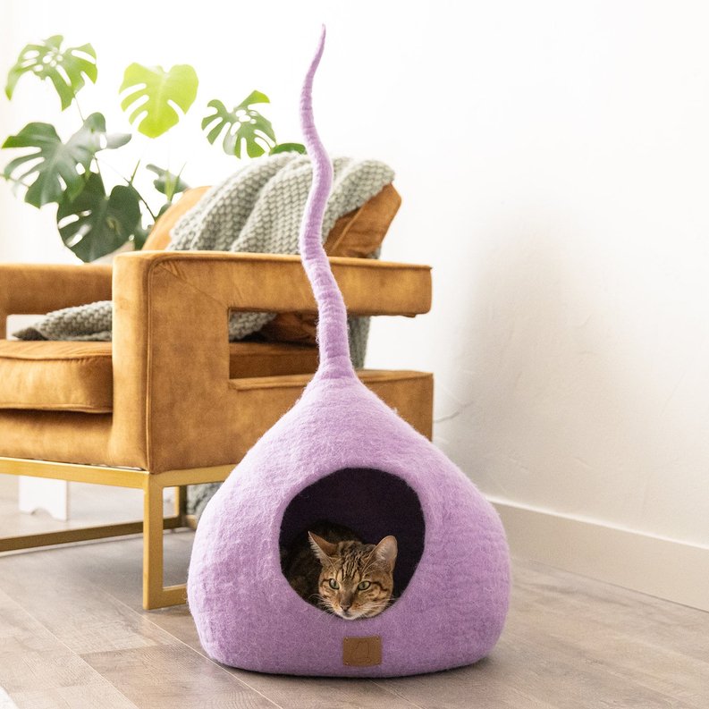 Modern Cat Tail Cave-Fuzzy Cove-Neema's Pets