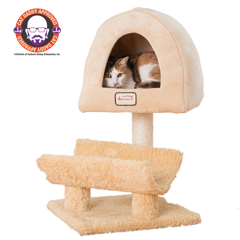 Armarkat Cat Condo, Real Wood Cat Scratching Post-Armarkat-Neema's Pets