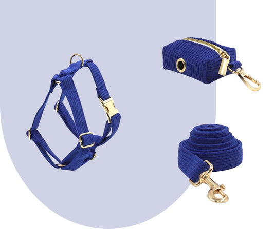 Darkblue Corduroy Pet Collection-Heyripet-Neema's Pets