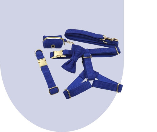 Darkblue Corduroy Pet Collection-Heyripet-Neema's Pets