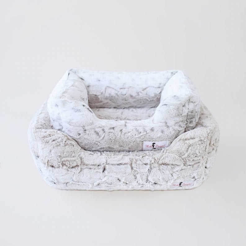 Deluxe Collection Faux Mink Pet Beds by Hello Doggie-Hello Doggie Inc.-Neema's Pets