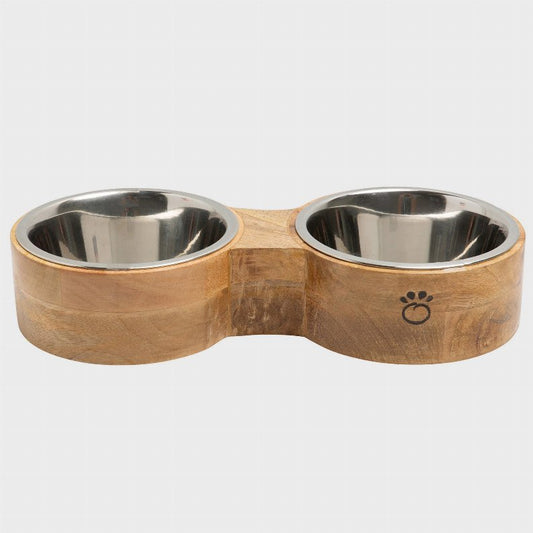 GF Pet Wood & Metal Feeder Double Diner-Farm Supply-Neema's Pets