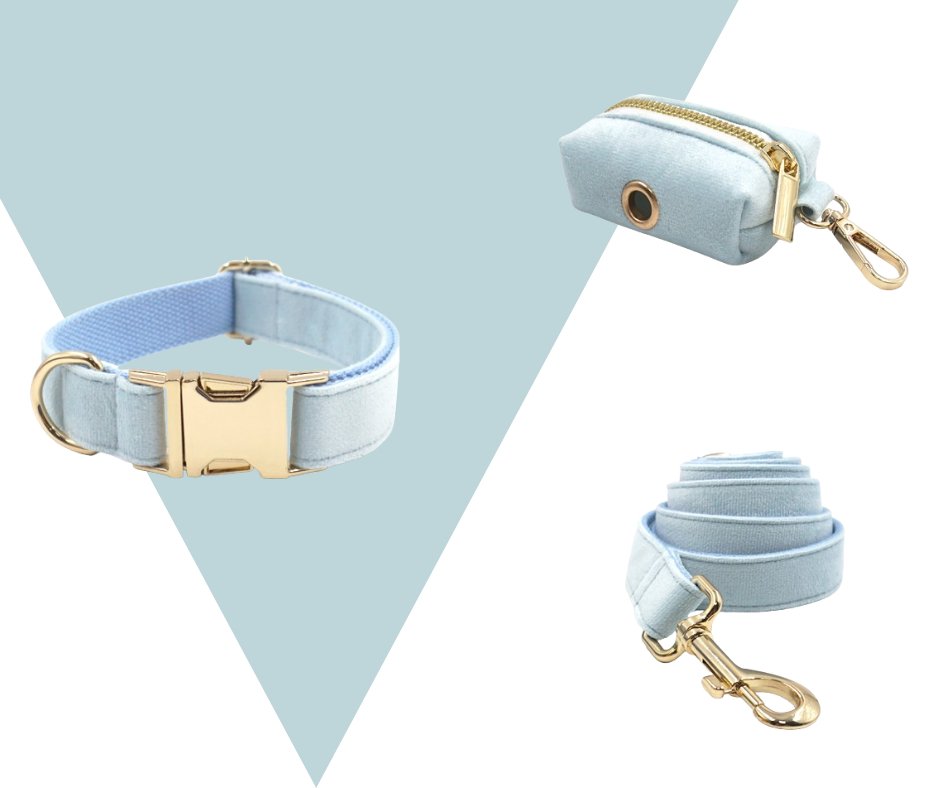 Lightblue Corduroy Velvet Pet Collection - Heyripet - Neema's Pets