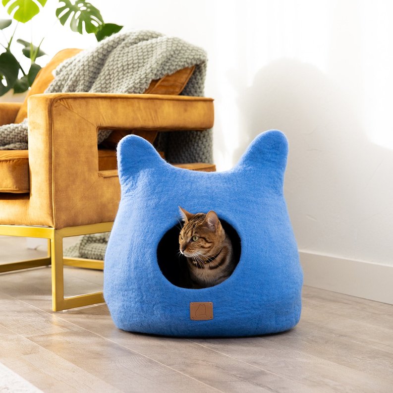 Whimsical Cat Ear Cave Bed-Fuzzy Cove-Neema's Pets