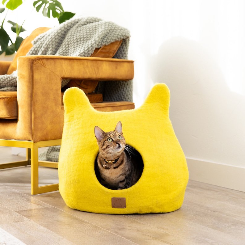 Whimsical Cat Ear Cave Bed-Fuzzy Cove-Neema's Pets