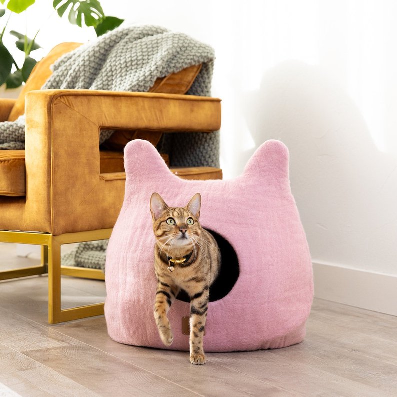 Whimsical Cat Ear Cave Bed-Fuzzy Cove-Neema's Pets