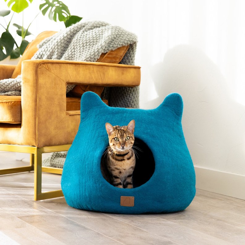 Whimsical Cat Ear Cave Bed-Fuzzy Cove-Neema's Pets