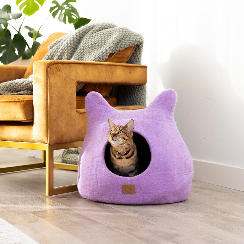 Whimsical Cat Ear Cave Bed-Fuzzy Cove-Neema's Pets