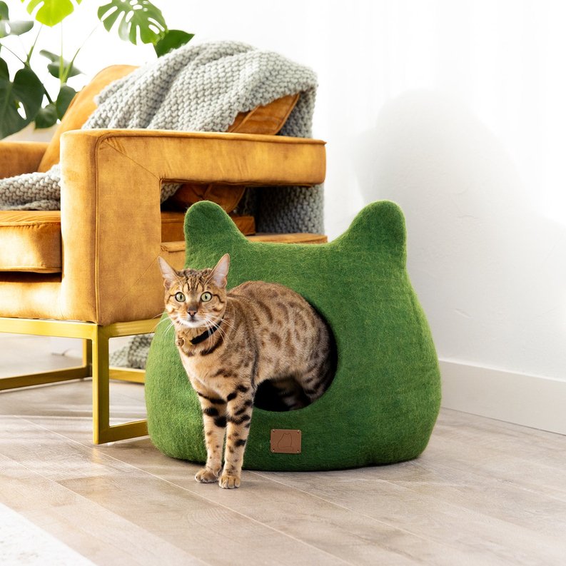 Whimsical Cat Ear Cave Bed-Fuzzy Cove-Neema's Pets