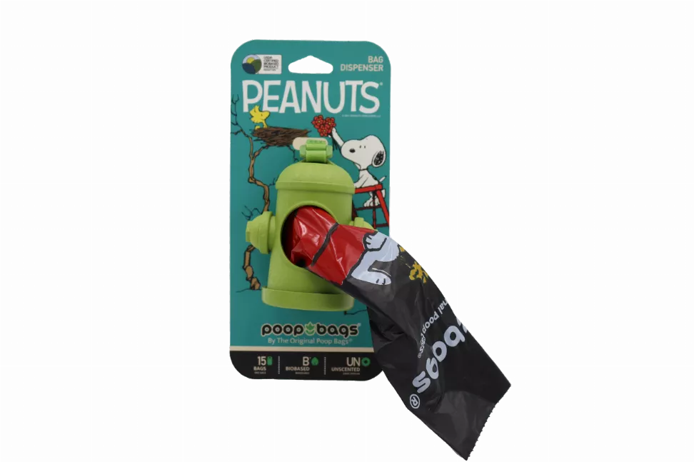 Peanuts Waste Bags Dispenser: Eco-Friendly Pet Care with Snoopy Fun
