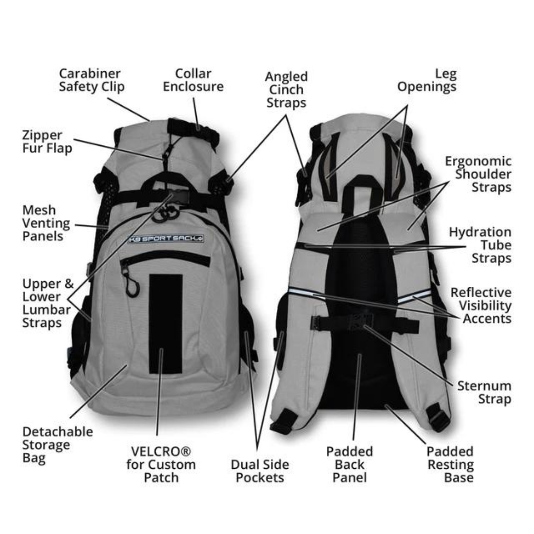 K9 Sport Sack | Plus2 | Dog Carrier with Removable Storage