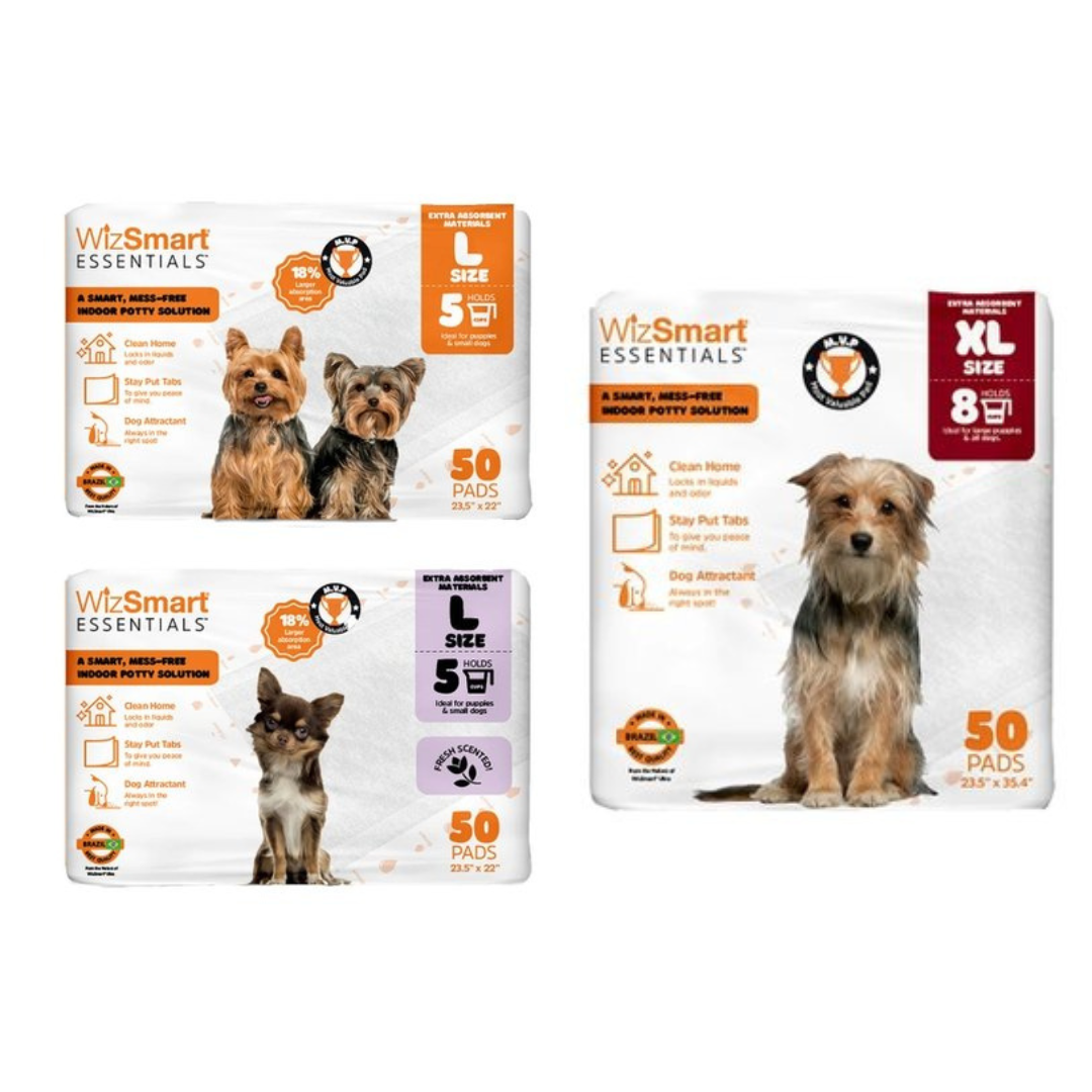 WizSmart Essentials Scented Dog Pee Pads
