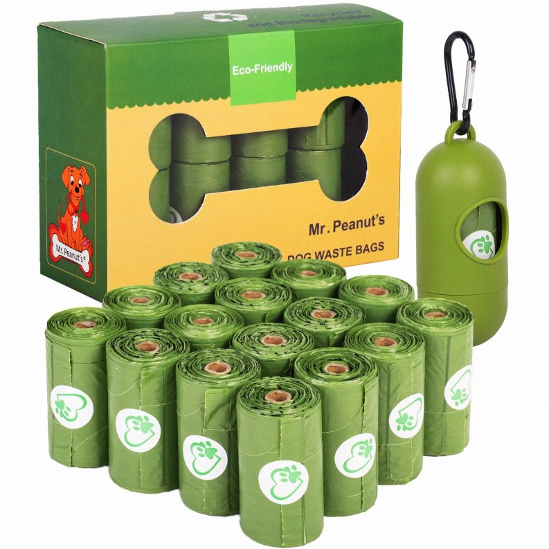 Biodegradable Veggie Waste Bags & Dispenser