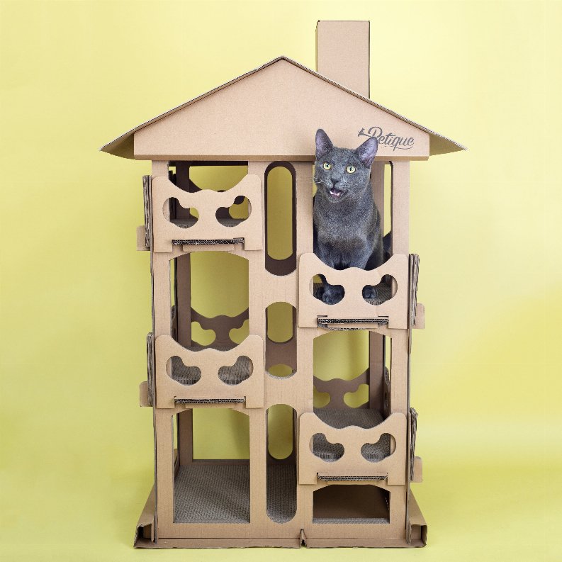 Feline Chateau Cat House: Eco-Friendly Fun for Cats – Neema's Pets