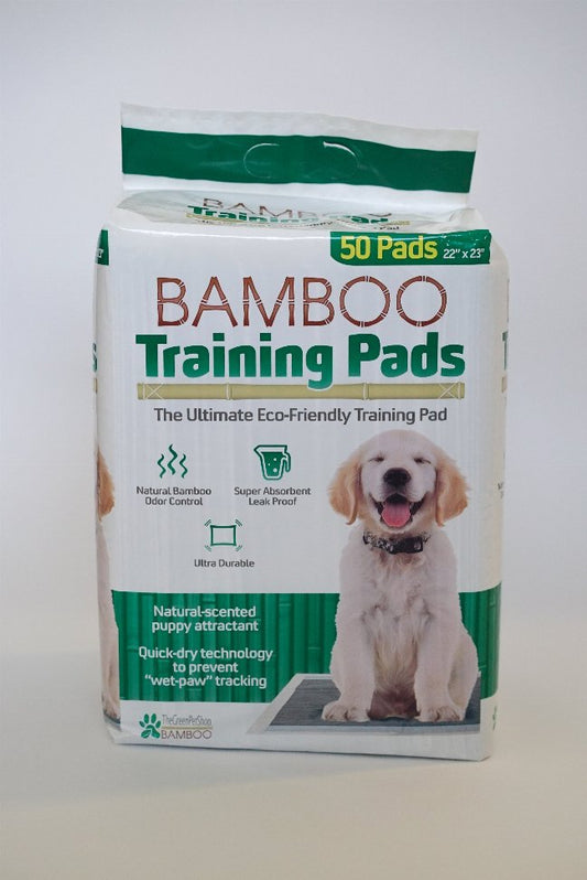 New Bamboo Training Pads: Natural Odor Control & Absorbency-The Green Pet Shop-Neema's Pets