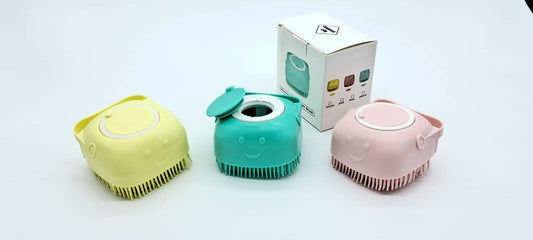 Pamper Shampoo & Massage Brush-Toys N Treats Box-Neema's Pets