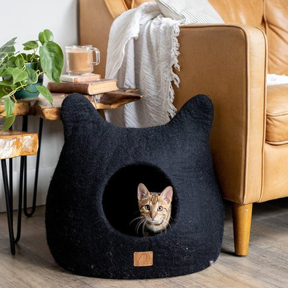 Whimsical Cat Ear Cave Bed-Fuzzy Cove-Neema's Pets