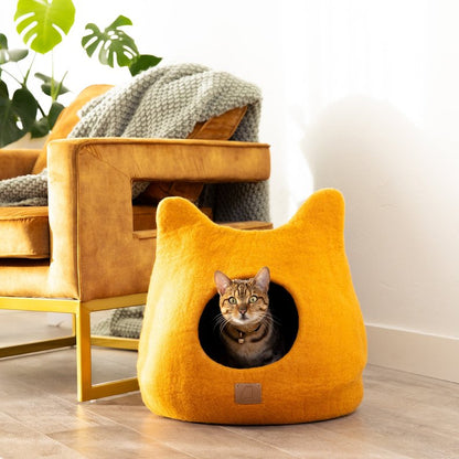 Whimsical Cat Ear Cave Bed-Fuzzy Cove-Neema's Pets