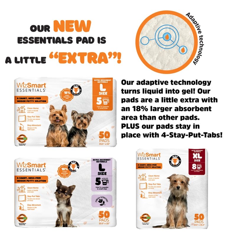 WizSmart Essentials Scented Dog Pee Pads-WizSmart-Neema's Pets